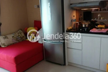 Living Room Green Central City Apartment 1BR Fully Furnished