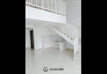 Living Room Homey Studio Apartment at Neo Soho Residence High Floor