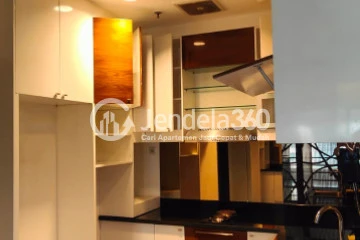 Kitchen Cozy 2BR Apartment at Sahid Sudirman Residence Low Floor