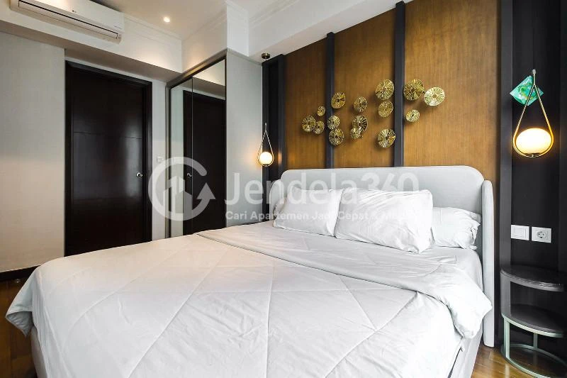 Bedroom 1 Restful 2BR Low Floor Apartment at Casa Grande Apartment