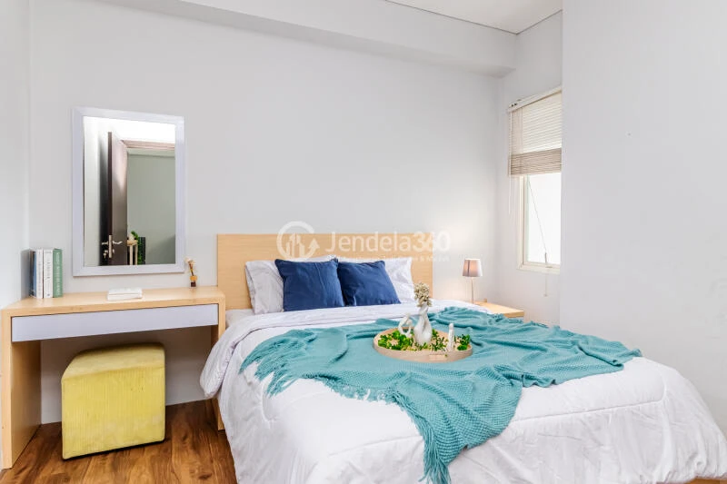 Bedroom 1 2BR Aspen Residence Apartment at Middle Floor with An Eye Pleasing Interior