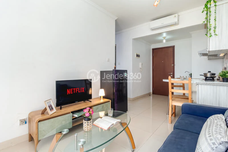 Living Room 2BR Signature Park Grande Apartment at Low Floor