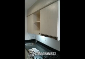 Kitchen Stylish 2BR Apartment at The Mansion Kemayoran Bougenville Tower Emerald