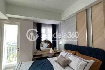 Bedroom Studio Apartment with Swimming Pool View at Klaska Residence