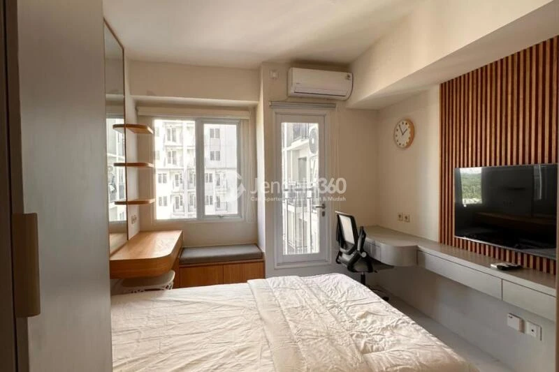 Bedroom Low Floor Studio Apartment with  View at Podomoro Golf View Apartment
