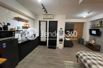 Kitchen Studio Apartment with City View at Kalibata City Apartment