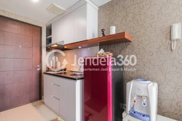 Kitchen Well Furnished Studio Apartment at Grand Dhika City Apartment Middle Floor