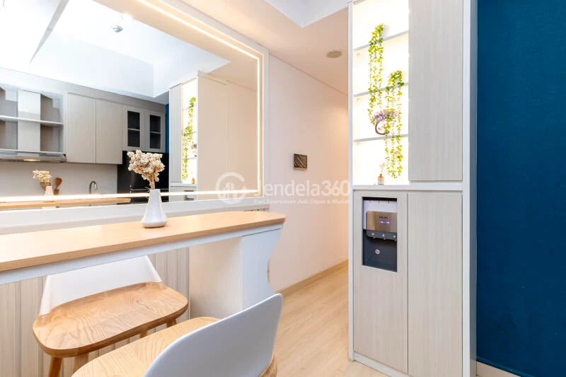 Living Room Spacious 2BR Apartment Low Floor with City View at Fatmawati City Center Apartment