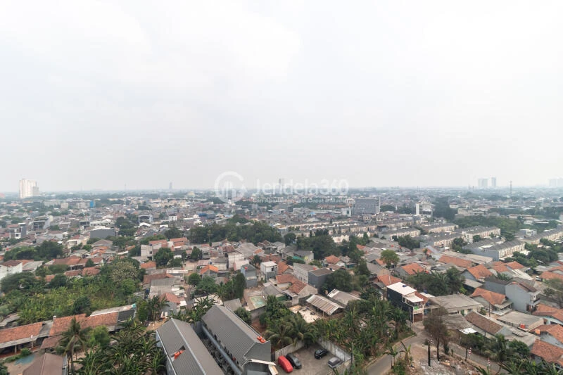 Balcony Studio Apartment with City View at Akasa Pure Living Apartment