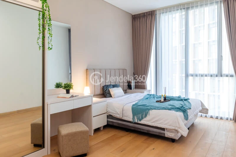 Bedroom 1 2BR Apartment with City View at Izzara Apartment