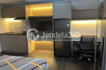 Bedroom Studio Apartment with City View at Samesta Mahata Margonda Apartment