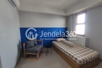 Bedroom Middle Floor Studio Apartment with City View at Samesta Mahata Margonda Apartment