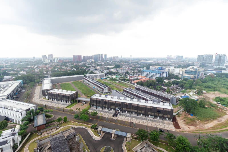 Balcony 2BR Apartment with City View at Fatmawati City Center Apartment