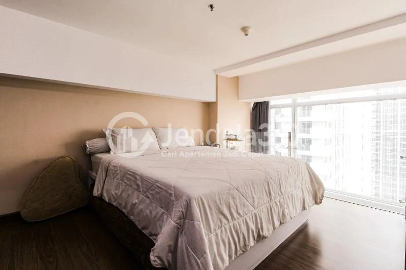 Bedroom Relaxing 1BR Apartment with Spacious Living Room at U Residence Karawaci Apartment