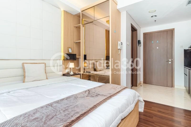 Bedroom Comfortable Studio Apartment at Puri Orchard Apartment Tower Cedar Heights A