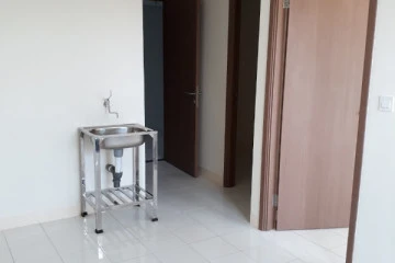 Living Room 2BR Apartment with City View at Podomoro Golf View Apartment