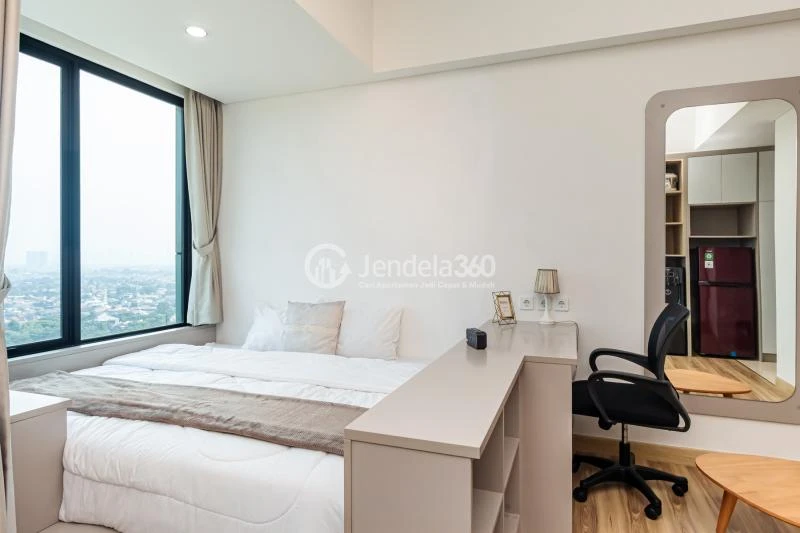 Bedroom Comfy Studio Apartment at Southgate Residence Tower Altuera