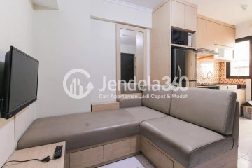 Living Room Affordable 2BR Apartment at Kebagusan City Apartment Tower B