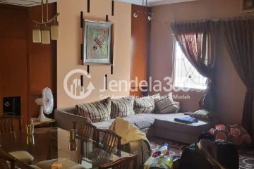 Living Room 3BR Gading Mediterania Residence Apartment at Low Floor