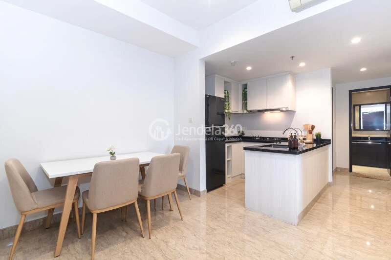 Dining Room Fancy 2BR Apartment at Branz BSD Apartment Tower A