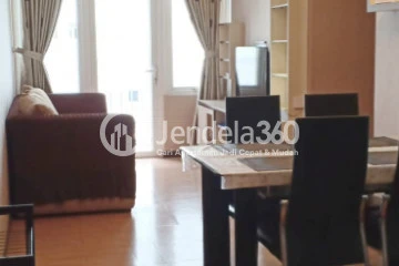 Living Room 2BR Apartment with Pool View at Grand Palace Kemayoran