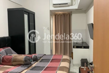 Bedroom Studio Green Lake View Depok Apartment at Low Floor