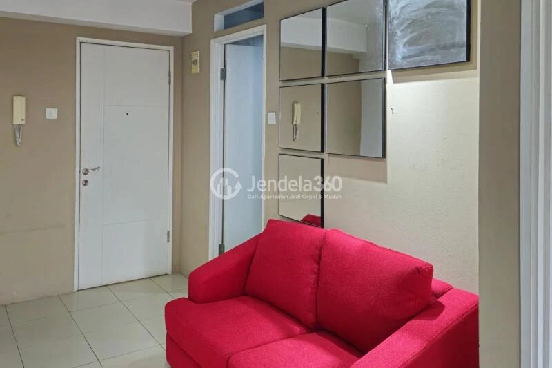 Living Room 2BR Kalibata City Green Palace Apartment at Tower Lotus