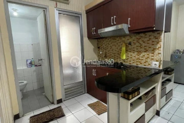 Kitchen Low Floor 2BR Apartment with City View at Kalibata City Apartment