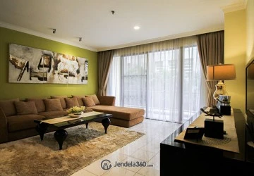 Living Room Stunning 1BR Apartment at Menteng Regency Low Floor