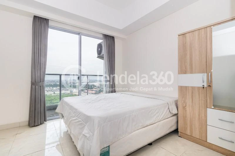 Bedroom Low Floor Studio Apartment with City View at Sedayu City Apartment