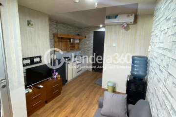 Living Room 2BR Grand Asia Afrika Residence Apartment at High Floor