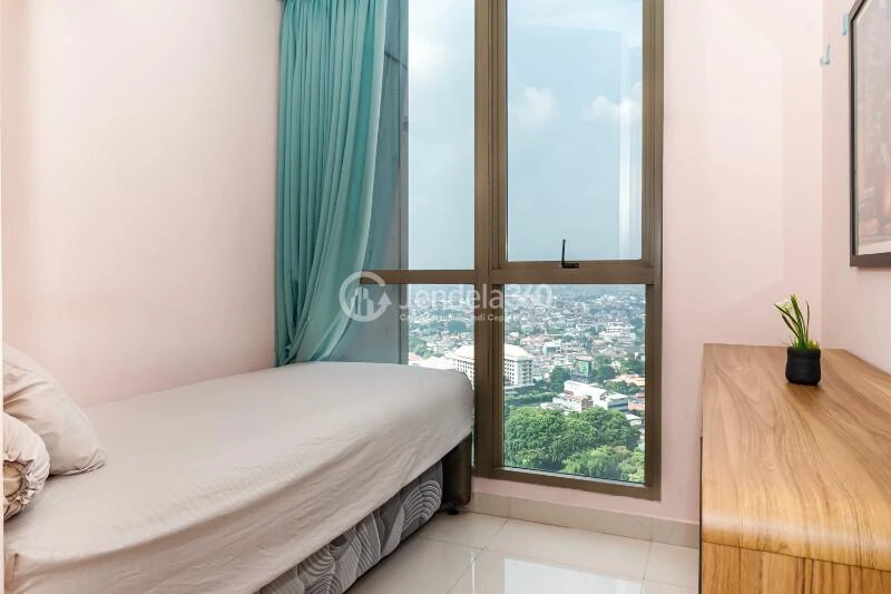 Bedroom 2 3BR Apartment with City View at Taman Anggrek Residence