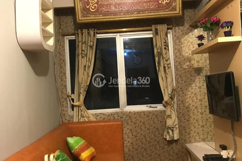 Living Room 2BR Apartment with  View at Gateway Apartment