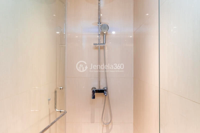 Bathroom Elegant Studio Apartment at Branz Mega Kuningan Apartment Low Floor