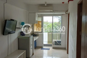 Living Room Low Floor 2BR Apartment with City View at Bintaro Park View