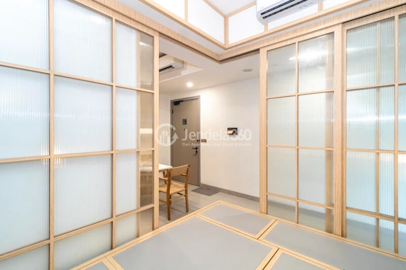 Living Room Restful 2BR Apartment with City View at Fatmawati City Center Apartment