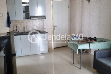 Living Room 3BR Bassura City Apartment at Tower Geranium