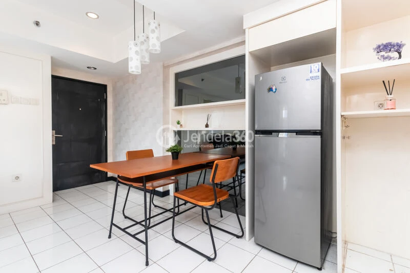 Dining Room Strategic Location 2BR Apartment Low Floor with City View at The Wave Apartment