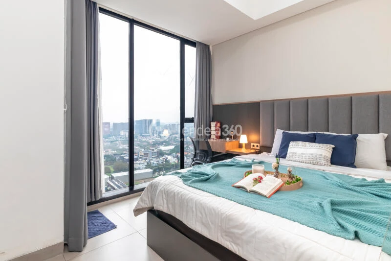 Bedroom 1 Simply Look 2BR Apartment High Floor with city View at Fatmawati City Center Apartment