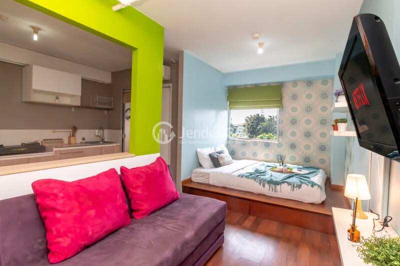 Bedroom Studio Kalibata City Apartment at Low Floor