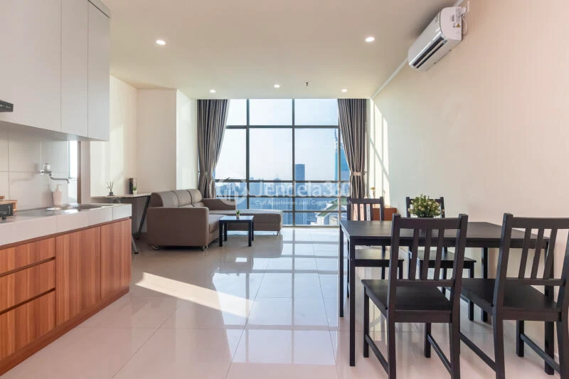 Dining Room 2BR Apartment with City View at Sahid Sudirman Residence