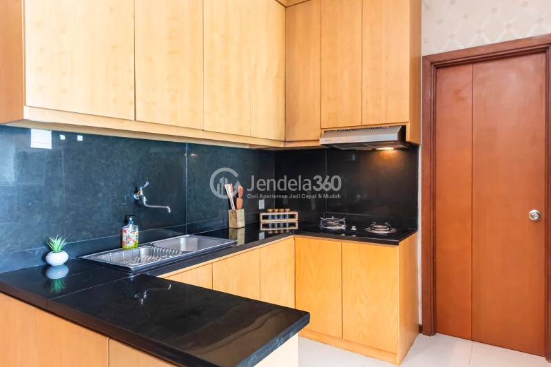 Kitchen 2BR Condominium Green Bay Pluit SeaView Apartment at Tower K