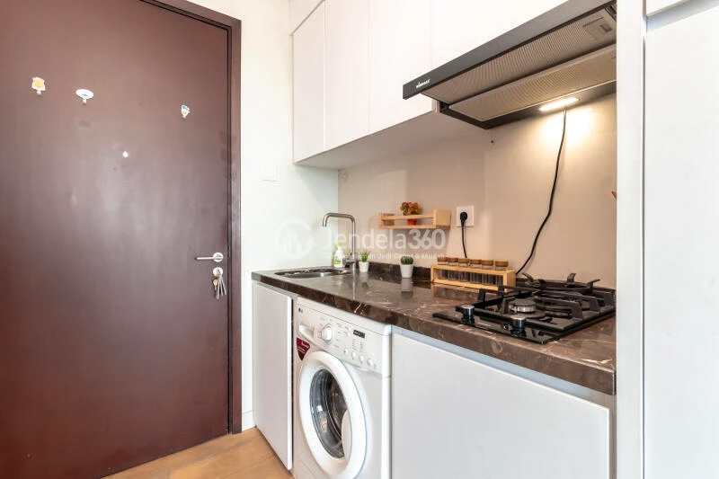 Kitchen Affordable Studio Apartment at Puri Mansion Tower Amethyst