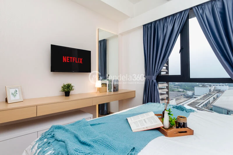 Bedroom 1 3BR Apartment with  View at Sky House BSD Apartment