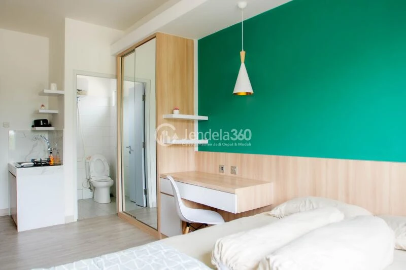Bedroom Strategic Location Studio Apartment Low Floor with Parkir View at EcoHome Citra Raya
