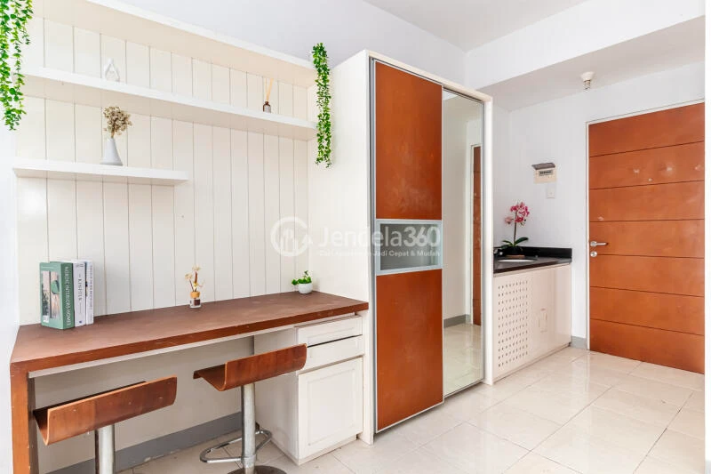 Bedroom Affordable Studio Apartment for College Student with City View at Taman Melati Margonda Apartment