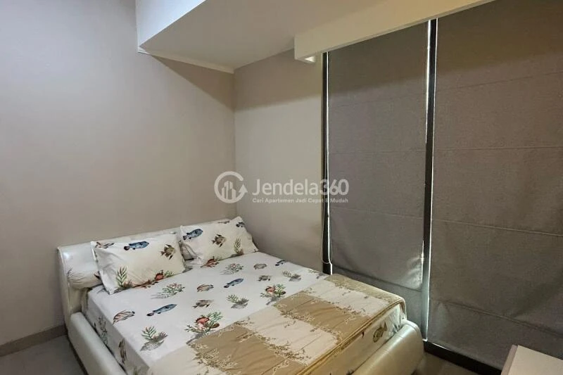Bedroom 1 Restful 3BR Apartment Middle Floor with City View at Menara Jakarta Apartment