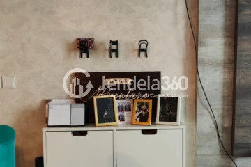 Living Room Well Furnished 1BR Apartment Middle Floor with City View at AKR Gallery West Residence