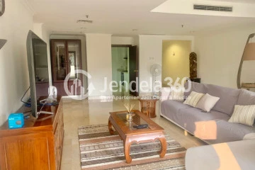 Living Room 3BR Kemang Jaya Apartment at Low Floor