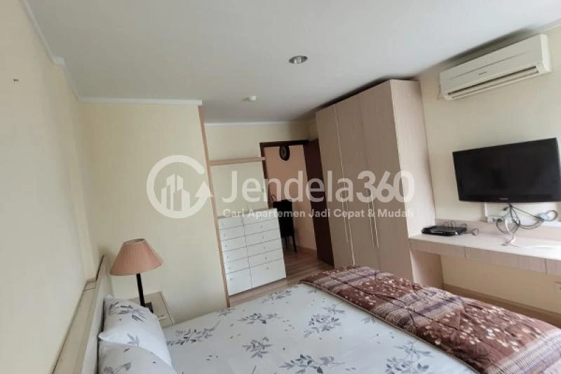 Bedroom 1BR Apartment with City View at Sahid Sudirman Residence